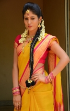 Chandini Chowdary in Yellow Saree Photos