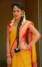 Chandini Chowdary in Yellow Saree Photos