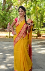 Chandini Chowdary in Yellow Saree Photos