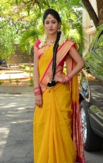 Chandini Chowdary in Yellow Saree Photos