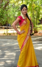 Chandini Chowdary in Yellow Saree Photos