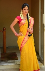 Chandini Chowdary in Yellow Saree Photos