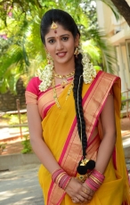 Chandini Chowdary in Yellow Saree Photos