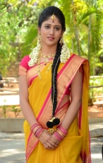 Chandini Chowdary in Yellow Saree Photos