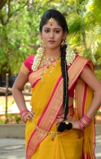 Chandini Chowdary in Yellow Saree Photos