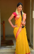 Chandini Chowdary in Yellow Saree Photos