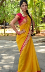 Chandini Chowdary in Yellow Saree Photos