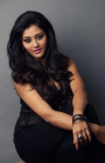 Pooja Jhaveri Latest Hot Photo Shoot Stills Photos in Black Dress