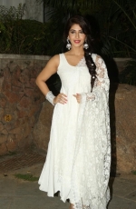 Sonarika Bhadoria New Latest HD Photos in White Dress at Jadugadu Audio Launch