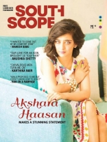 Akshara Haasan Photo Shoot  Stills for South Scope Magazine Photos