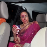 Hema Malini Car Accident Photos