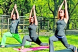 Yoga doing Photos by All Indian Actress Heroines Celebrities