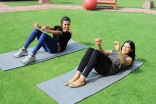 Yoga doing Photos by All Indian Actress Heroines Celebrities