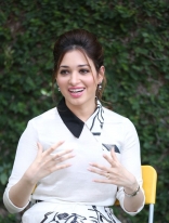 Actress Gorgeous Tamanna Bhatia Cute Photos at Baahubali Promotions