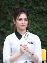 Actress Gorgeous Tamanna Bhatia Cute Photos at Baahubali Promotions