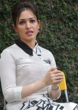 Actress Gorgeous Tamanna Bhatia Cute Photos at Baahubali Promotions