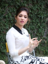 Actress Gorgeous Tamanna Bhatia Cute Photos at Baahubali Promotions