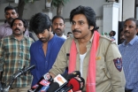 Power Star Pawan Kalyan Meets Mega star Chiranjeevi and Ram Charan at his House Ultra HD Photos