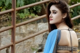 Sony Charishta Latest Hot Photo Shoot Spicy Stills ULTRA HD Photos in Blue Saree Gallery Images