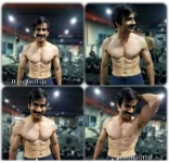 Actor Ravi Teja Six Pack ABS Photos in Gym RaviTeja SixPack Images, Pics, Stills