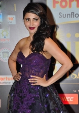 Shruti Haasan ULTRA HD Photos at IIFA Utsavam Awards 2016  Shruti Haasan Violet Gown Images, Pics, Stills, Gallery