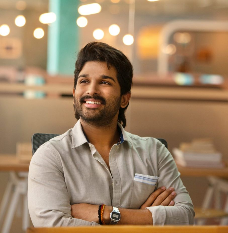 allu arjun white shirt latest