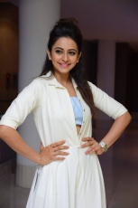 Actress Rakul Preet Singh Latest White Jumpsuit Dress ULTRA HD Photos