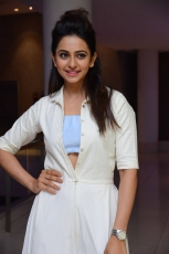 Actress Rakul Preet Singh Latest White Jumpsuit Dress ULTRA HD Photos