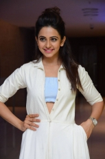 Actress Rakul Preet Singh Latest White Jumpsuit Dress ULTRA HD Photos