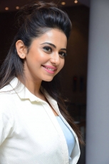 Actress Rakul Preet Singh Latest White Jumpsuit Dress ULTRA HD Photos