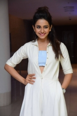 Actress Rakul Preet Singh Latest White Jumpsuit Dress ULTRA HD Photos