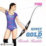 Urvashi Rautela ULTRA HD PhotoShoot poses for FHM India's Olympics HD Photos