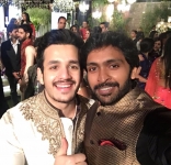 Akhil Akkineni and Shriya Bhupal Engagement Ceremony HD Photos