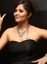 Anchor Anasuya Latest ULTRA HD Black Frock dress HOT Photo Shoot HD Photos Stills