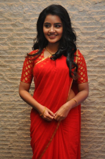 Anupama Parameswaran Hot in Red Saree Latest Photos HD Stills