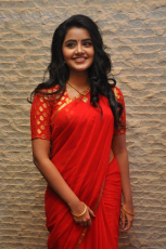 Anupama Parameswaran Hot in Red Saree Latest Photos HD Stills