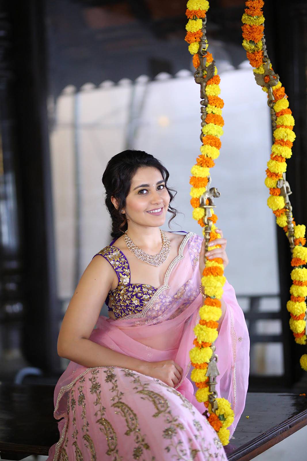 Rashi Khanna Hot In Pink Saree Latest Photos Hd Stills Rasi Khanna