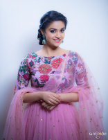 Actress Keerthy Suresh HD Photos at Zee Apsara Awards 2017 Images Gallery