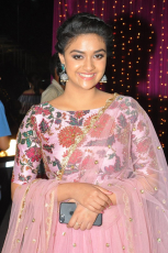 Actress Keerthy Suresh HD Photos at Zee Apsara Awards 2017 Images Gallery