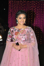 Actress Keerthy Suresh HD Photos at Zee Apsara Awards 2017 Images Gallery