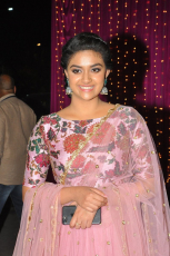 Actress Keerthy Suresh HD Photos at Zee Apsara Awards 2017 Images Gallery