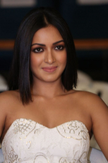 Catherine Tresa Latest HD Photos in White dress at Goutham Nanda teaser Launch Event