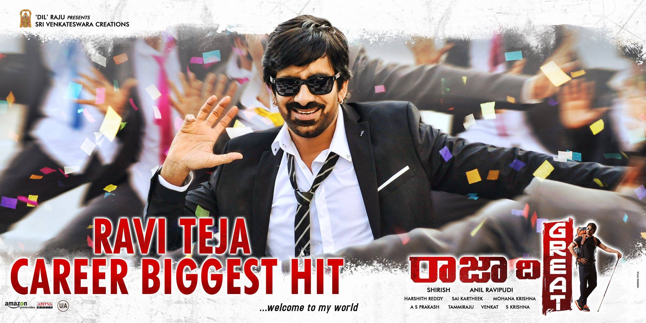 Ravi Teja Raja The Great Movie First Look ULTRA HD Posters ...