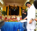 Jr NTR Trivikram NTR28 Pawan Kalyan at Movie Launch Event Photos Images HD Gallery