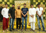 Jr NTR Trivikram NTR28 Pawan Kalyan at Movie Launch Event Photos Images HD Gallery