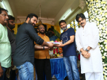 Jr NTR Trivikram NTR28 Pawan Kalyan at Movie Launch Event Photos Images HD Gallery