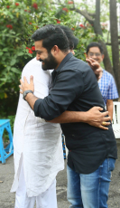 Jr NTR Trivikram NTR28 Pawan Kalyan at Movie Launch Event Photos Images HD Gallery