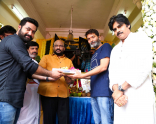 Jr NTR Trivikram NTR28 Pawan Kalyan at Movie Launch Event Photos Images HD Gallery