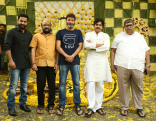 Jr NTR Trivikram NTR28 Pawan Kalyan at Movie Launch Event Photos Images HD Gallery