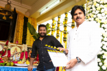 Jr NTR Trivikram NTR28 Pawan Kalyan at Movie Launch Event Photos Images HD Gallery